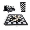 10x10 Inches Magnetic Foldable Chess Board Set Travel Portable Chess Set for Kids and Adult