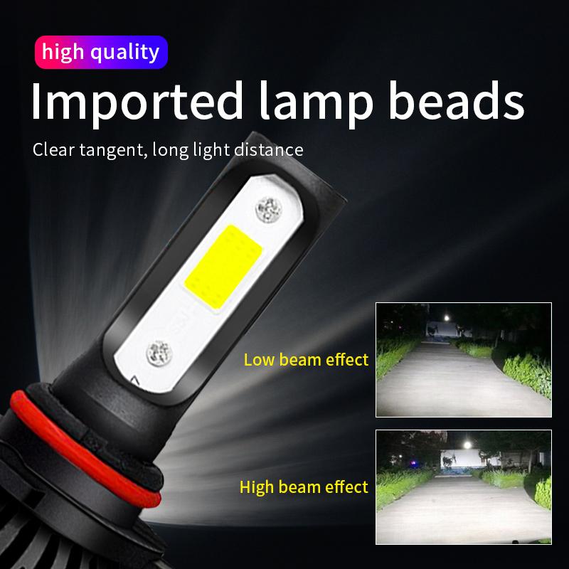 2 шт. супер яркие светодиодные фары автомобиля 10000LM 50 Вт H4 H1 H7 H8 H9 H11 H16 Canbus 9005 HB3 9006 HB4 Противотуманные фары 3000 К 4300 К 6000 К 8000 К