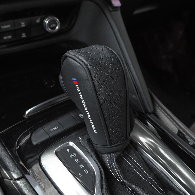CMU2 PU Car Shift Handle Cover+Auto Non-slip Hand brake Cover For BMW M M3 Performance F20 F40 F22 F30 E90 F32 F06 F07 F46 E60 M5