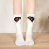 Soft Husky Dog Socks Breathable Dachshund Socks Whimsical Puppy Eggs Socks  All Seasons