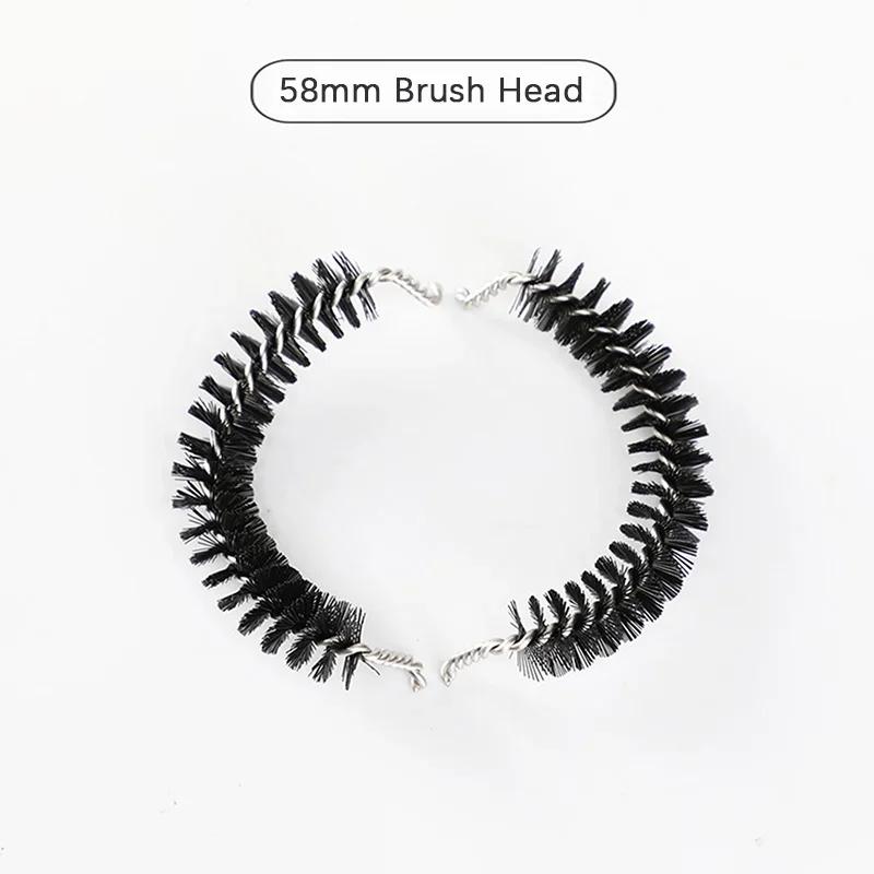 Щетка для чистки кофе 51/58 мм, сменная головка для кофемашины эспрессо, очиститель для кофемолки, инструмент для чистки заварочной головки