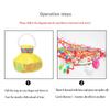 10PCS Party Supplies Colored Paper Pull Flowers Wedding Hand Thrown Ribbon Spray Confetti Fireworks Bouquet Atmosphere Props