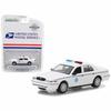 Greenlight Scale Ford Crown Victoria USPS Police 2010 United States Postal Police Greenlight Crown Victoria 1/64 [Used]