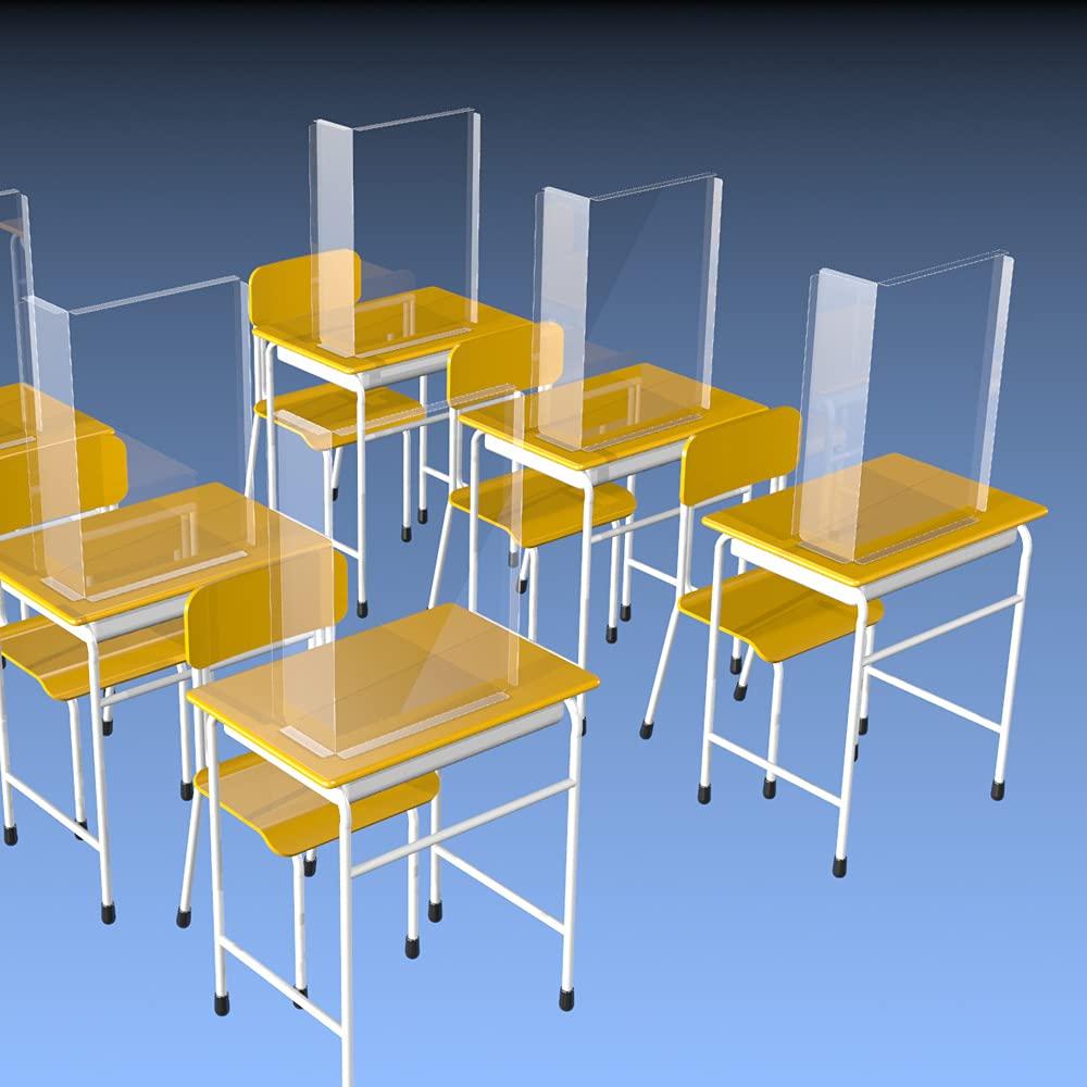 Softken Брызгозащитная простая перегородка, ПЭТ 1,0 мм, 600x400 мм, упаковка из 5 штук