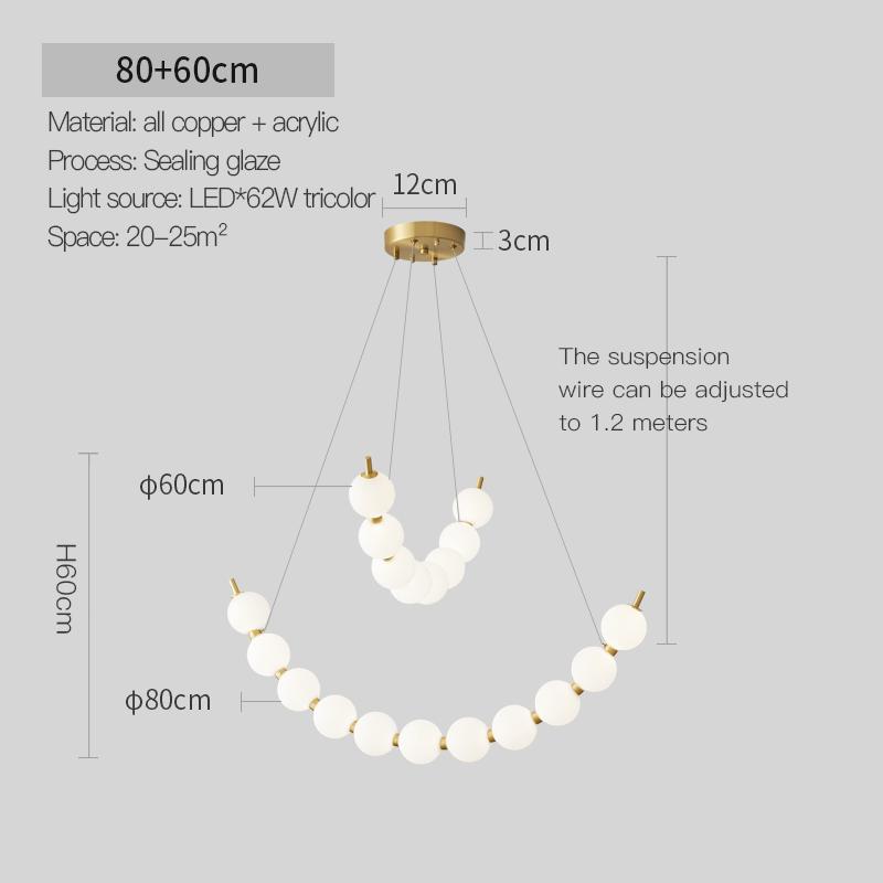 Minimalist Dining Room Chandelier Living Room Light Modern brass full copper designer bar Bar Apartment fashion light fixtures