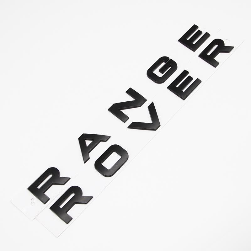 Premium 3D ABS Range Rover Letters Car Front Hood Bonnet Emblem Badge For Land Rover Discovery Sport Evoque Defender Accessories HY0