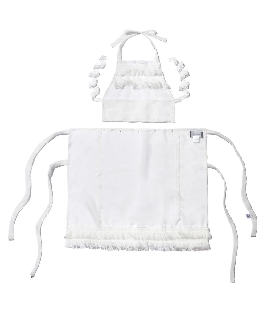 Peace Maker Ts 3Way Sheer Apron (White)
