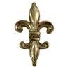 Polished Brass Door Knocker, Fleur Di Lis Style Door Knocker, Front Door Knocker, Unique Door Knockers for Garden, Farmhouse, Home Décor