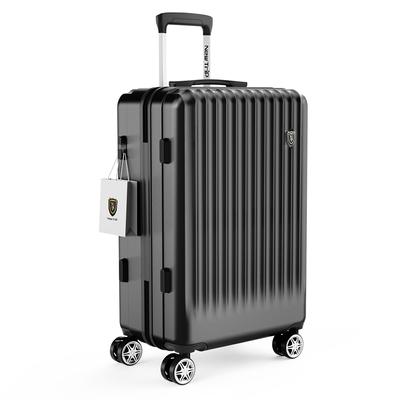 Чемодан с колесиками Carry S, YKK Clothes Carry, оснащенный молнией TSA, цвет Business Black [New Trip], стопор, чехол для ручной клади, размер, замок,