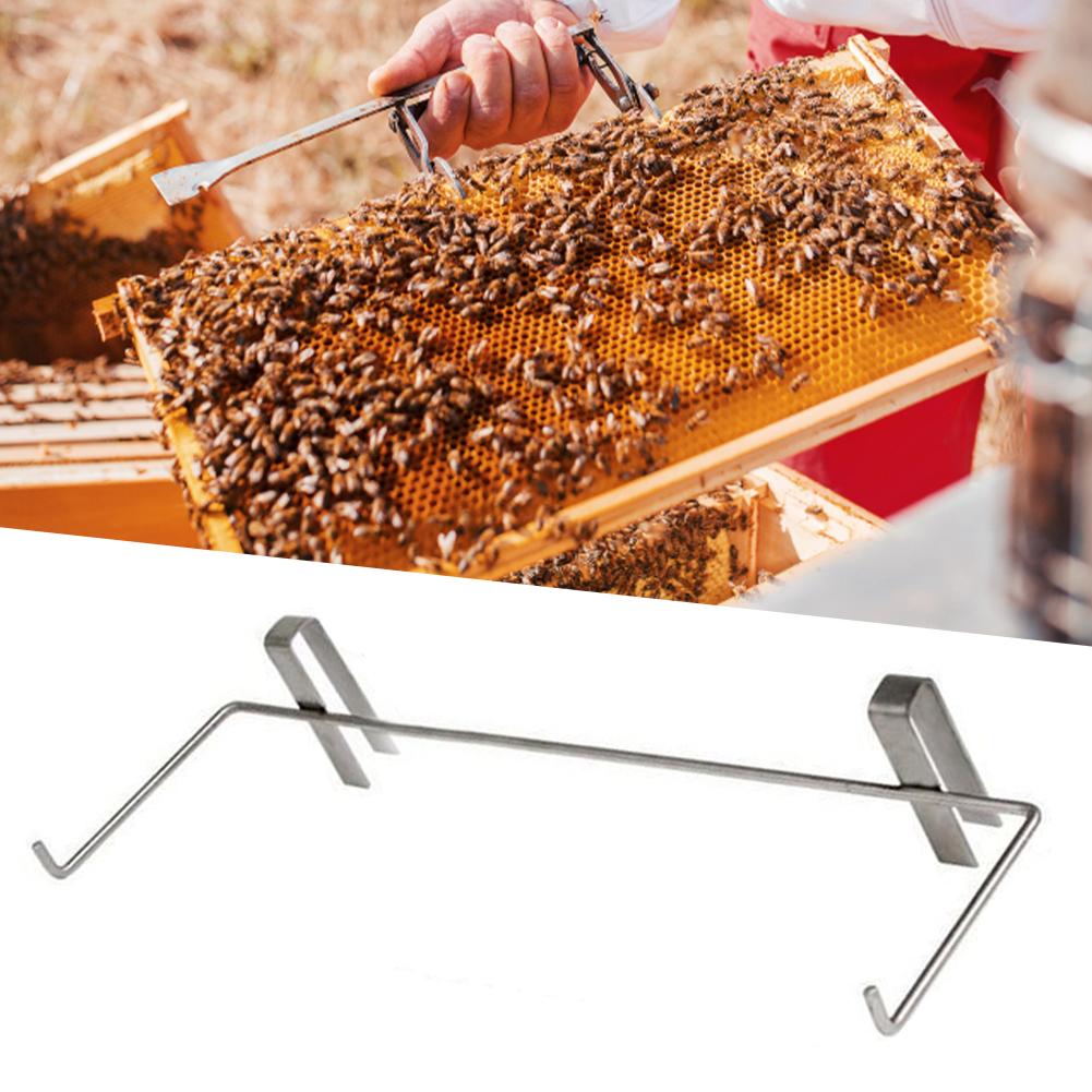 Stainless Steel Frame Beekeeper Beekeeping Holder Bee Hive Perch Side Mount