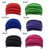 Nonslip Elastic Fold Yoga Hairband Stretch Hair Band Turban Running Headwrap Wide Sports Headband