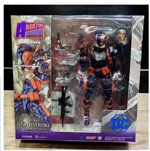 New Arrival Deathstroke 17cm Collectible Action Figure Yamaguchi Style Movable Joints Toy Desktop Decoration Gift