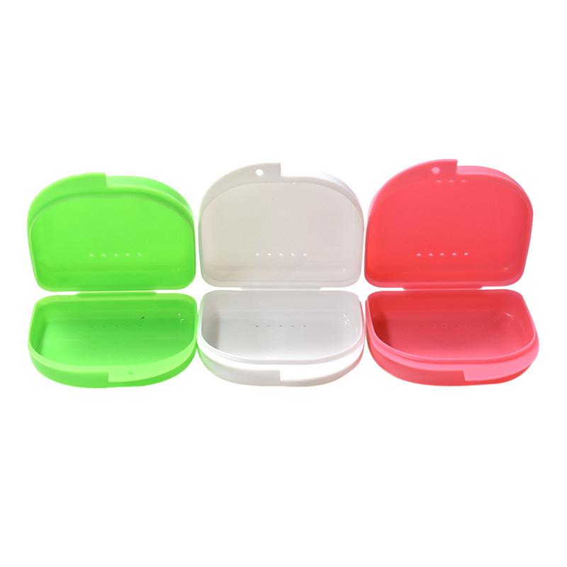 Коробка для зубных протезов, ортодонтический фиксатор, контейнер для зубов, вставные зубы, стоматологические инструменты, пластиковый футляр