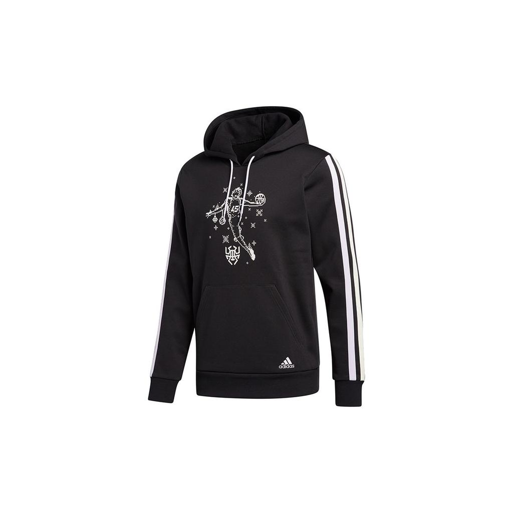 adidas Толстовки Мужские Черные С Капюшоном Умеренная Обычная GU0505