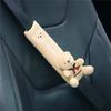 Soft Puppy Seatbelt Cover Animal Auto Seat Belts Covers Plush Shoulder Car Seat Cover Pink Cat