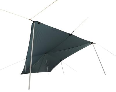 NORDISK Outdoor Camping Tarp Voss 14 SI 14 Forest Green 320 x 430 см Прямоугольный японский 117012 (Восс СИ) [Подлинный продукт]