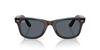 Солнцезащитные очки 0RB2140F WAYFARER ПРОЗРАЧНЫЕ СИНИЕ BLUE 52мм КОРИЧНЕВЫЕ НА 1446R552 Азиатская посадка Ray-Ban