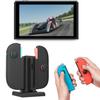 Зарядная док-станция для Nintendo Switch 2 Joy-Con 4-в-1 Зарядная база для игрового контроллера 4-портовое магнитное зарядное устройство для геймпада Зарядная станция со светодиодным индикатором