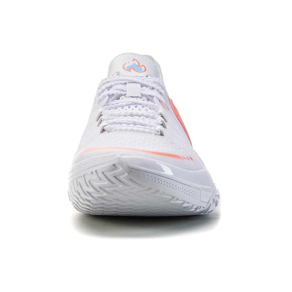 Li Ning Jie Ao, Белое Пламя Низкие Баскетбольные Кроссовки Мужские Стандартные Белые ABFU019-8