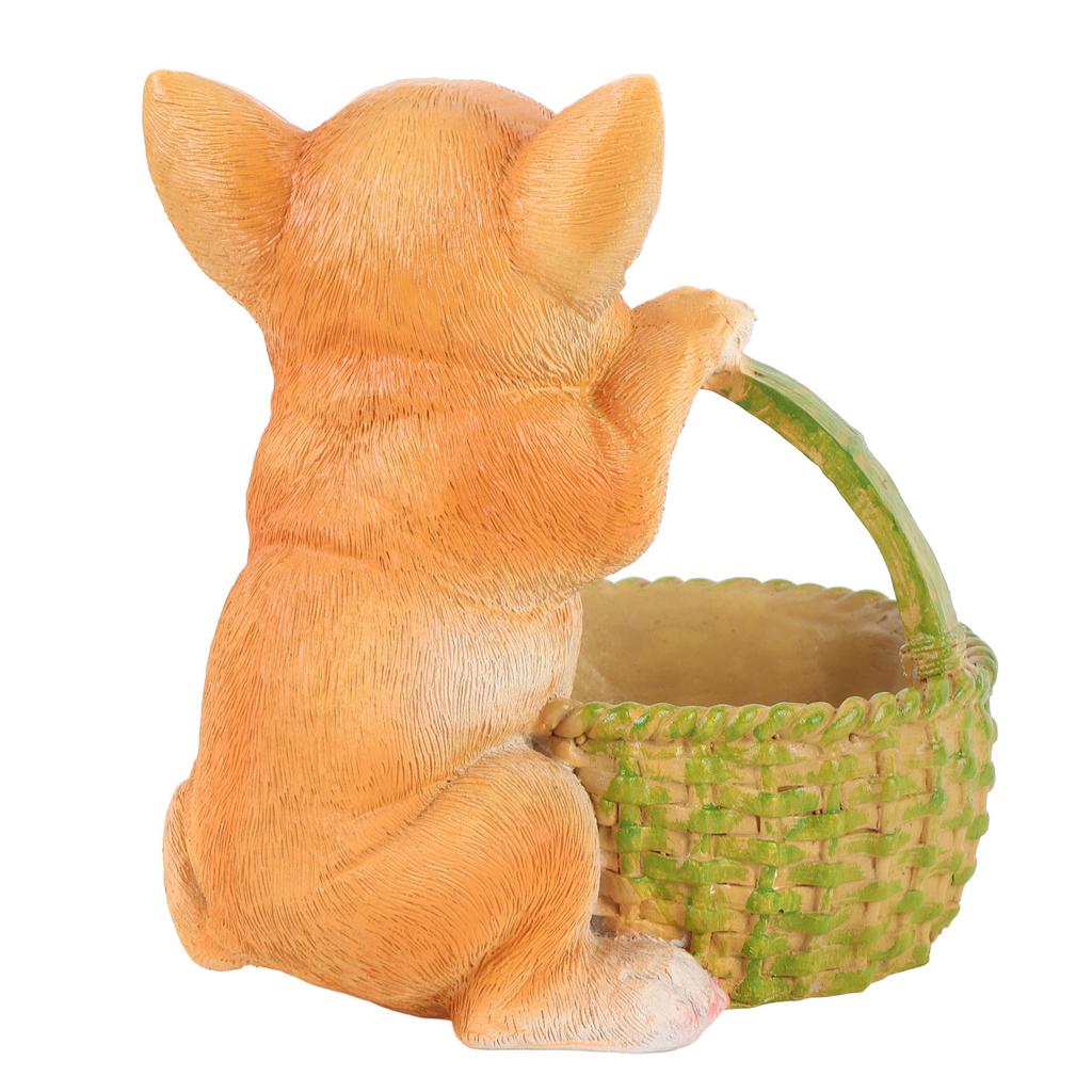 Puppy Key Storage Box Resin Desktop Dog Ornament for Entryways Living Rooms Home Decor Type B