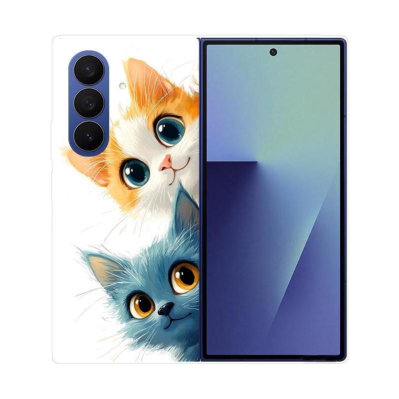 Чехол для Samsung Galaxy Z Fold 7 Мраморный Жесткий ПК Задняя Крышка Для Samsung Galaxy Z Fold7 ZFOLD7 Полностью Защитный Корпус Телефона