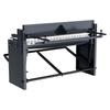 Foot Stomp Sheet Metal Shear, 1320 mm Width Manual Floor Shear, with Soild Steel Frame, Adjustable Blade Gap, Material Stops, Foot-Pedal Control for