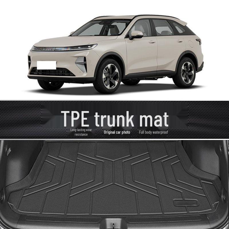 Коврики в салон Haval Xiaolong MAX из ТПЭ: Комплект ковриков с полным покрытием для автомобилей Haval