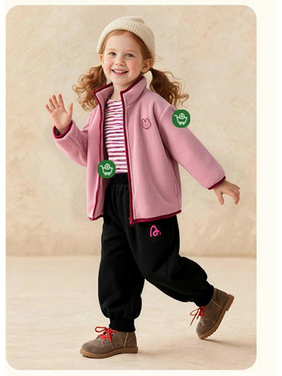 Зимние детские брюки с флисовой подкладкой и манжетами, 2025: Теплый, Удобный, Повседневный Стиль для Мальчиков и Девочек