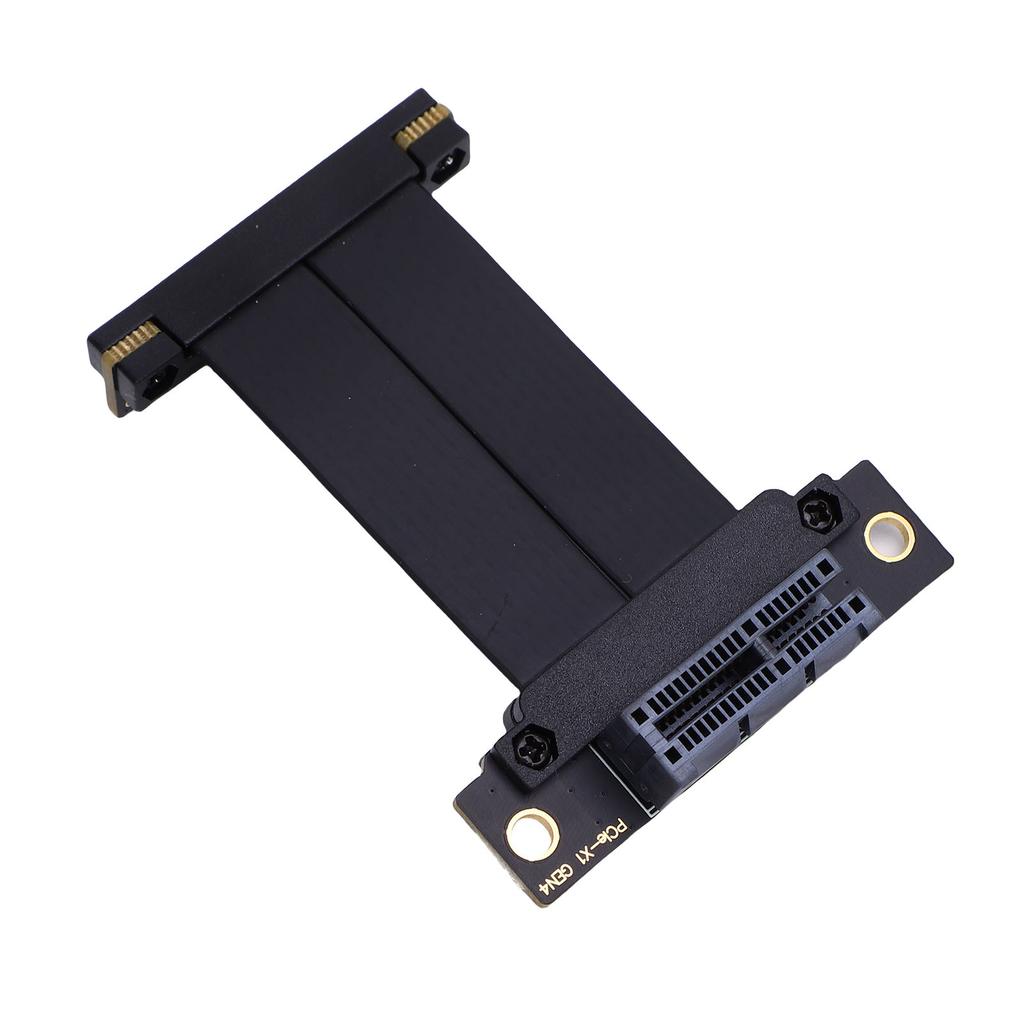 Кабель-райзер PCIE 4.0 X1 90 градусов Папа-Мама Полная скорость Без потерь Гибкий Кабель-удлинитель для видеокарты GPU Gen 4