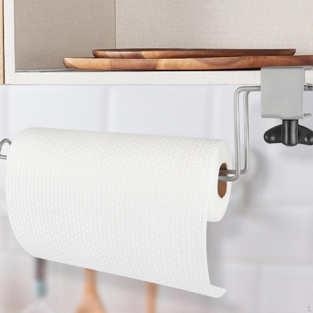 Paper Towel Holder Dispenser for Kitchen Bathroom Multifunction Pantry Organizer Hanging