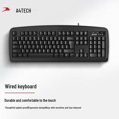 Проводная USB офисная клавиатура A4TECH KB-8