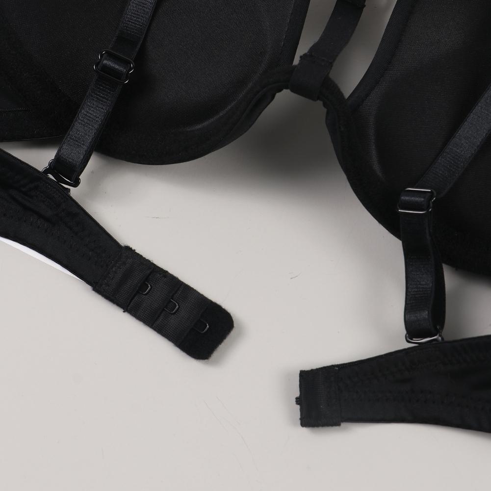 Varsbaby Women's Push Up Bra Underwire Padded Support Lift Bra Pearl Strap Anti-Fall Bra