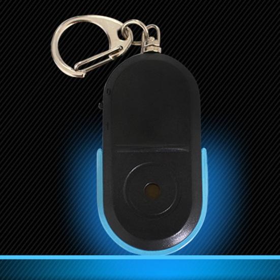 2/3 шт. Поиск ключей Голосовое управление Оборудование против потери с активацией свистом Светодиодный свет Маленький легкий трекер ключей Брелок для кошелька