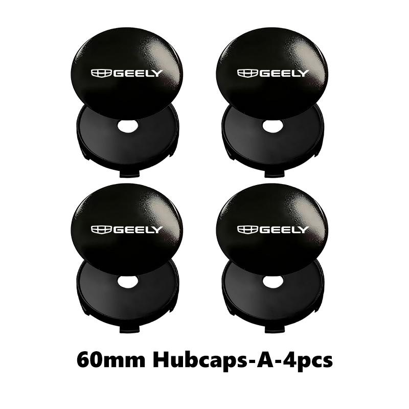 For Geely Universal 60mm Car Wheel Hub Cover Auto Anti-Dust Wheel Center Cap NL3 EX7 X7 EC7 GX7 GT GC9 X6 Geometry Tugella GX3