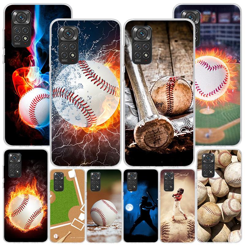 Baseball Sport Phone Case For Xiaomi Redmi Note 15 14 13 12S 12 11 Pro Plus 14S 11S 11E 10 10S 11T 5G Personalized Cover Redmi N