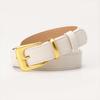 Stylish Faux Leather Belt For Women With Alloy Pin Buckle Elegant Casual Waist Accessory