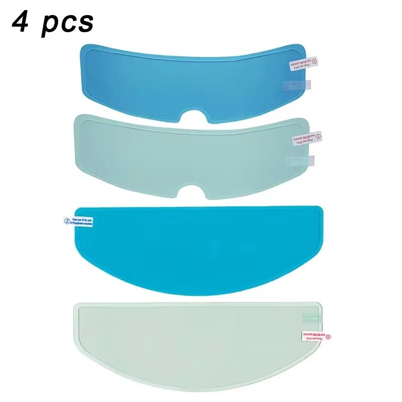Motorcycle Helmet Anti-Fog & Rain Film – Durable Nano Coating Clear Sticker for Safety Driving, Motorbike Visor Accessory