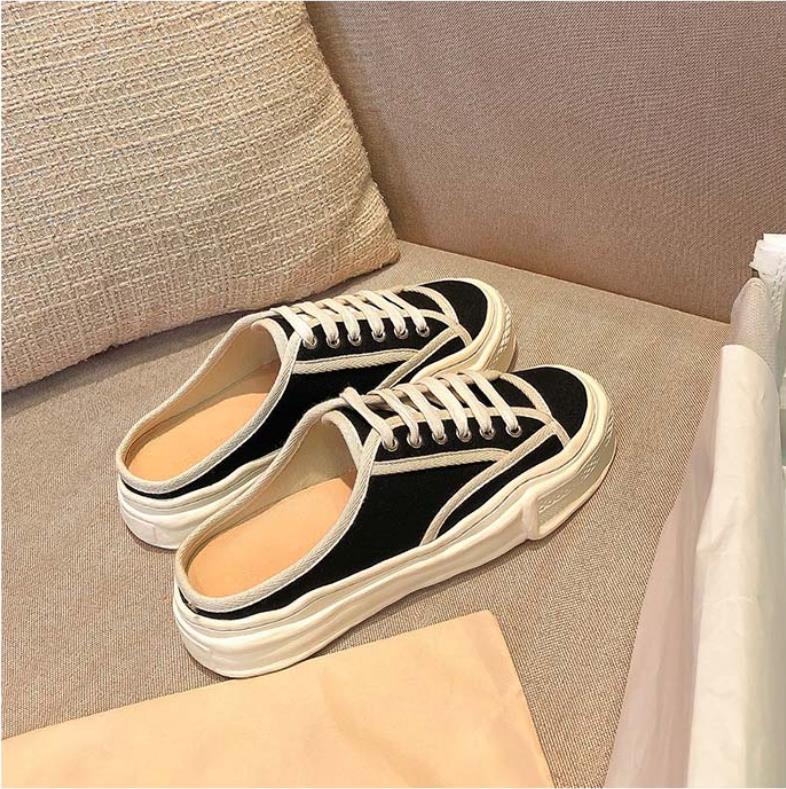 Мода Мода Baotou Полухолщовые туфли Женская повседневная обувь Кроссовки на плоской подошве с внутренним увеличением на платформе Низкие верхние туфли на шнуровке Белые туфли