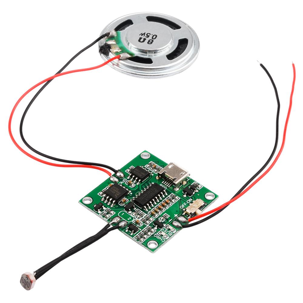 Micro USB 8M Sound Voice Audio Music Recordable Recorder Board Chip Programmable Music Module Greeting Card DIY Tools