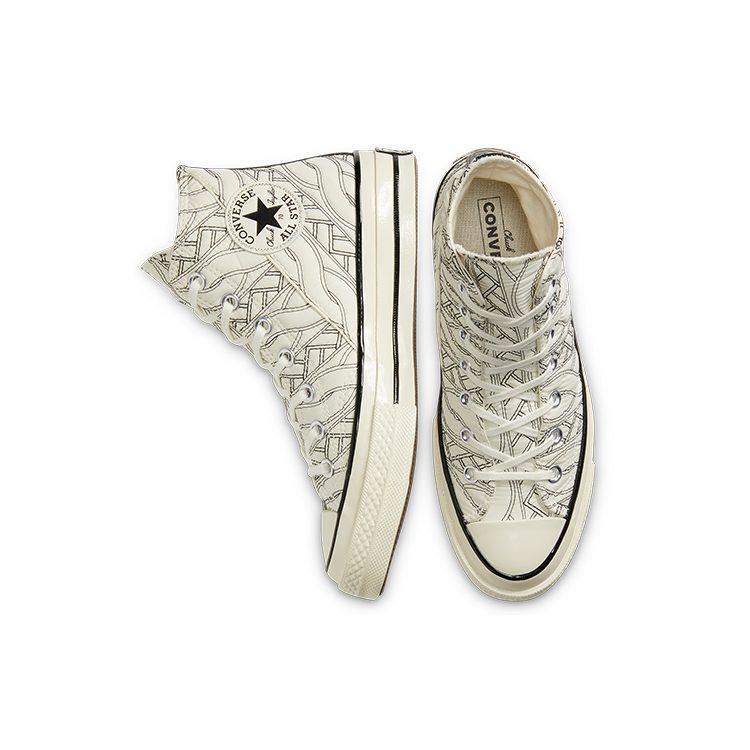 Кеды Chuck 70 Wmns Converse High 'Runway Cable - Egret Black' Женские 568674C