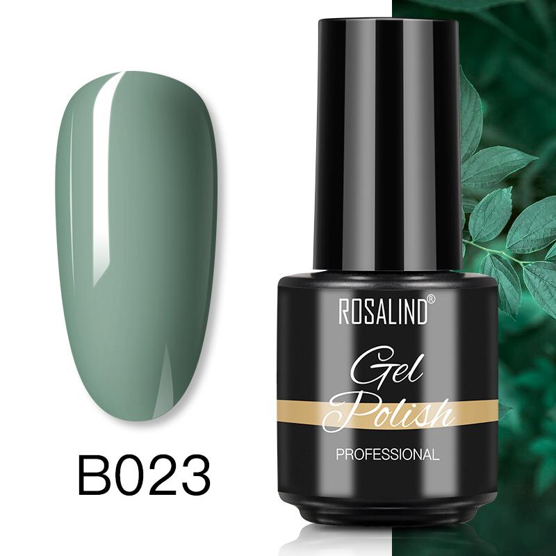 ROSALIND 7ml Soak Off Гель-лак яркий для дизайна ногтей LED / УФ-лампа