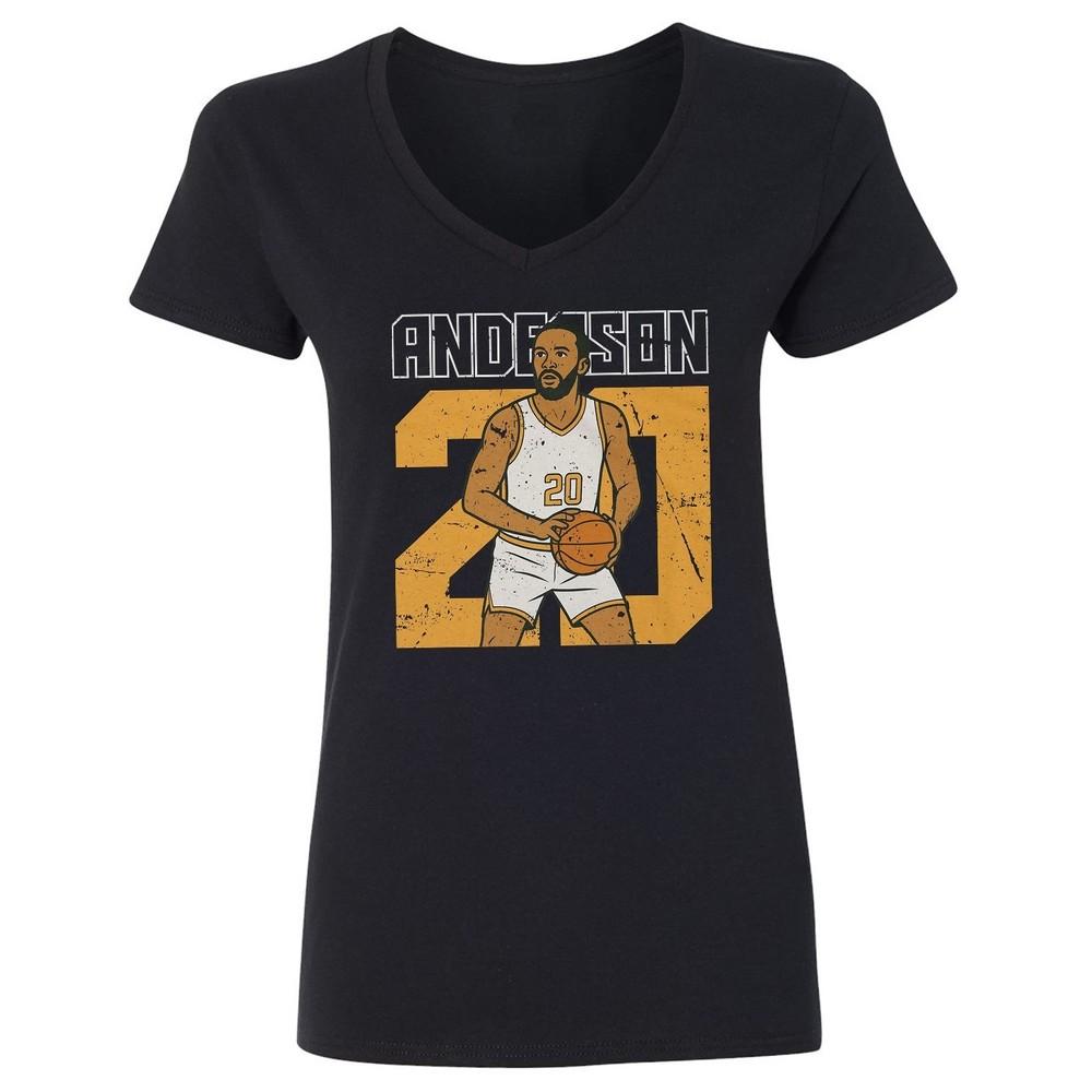 Kyle Anderson 20 Basketball Sports Design - Utah Fans Ladies' V-Neck Tshirt Unisex T-Shirt