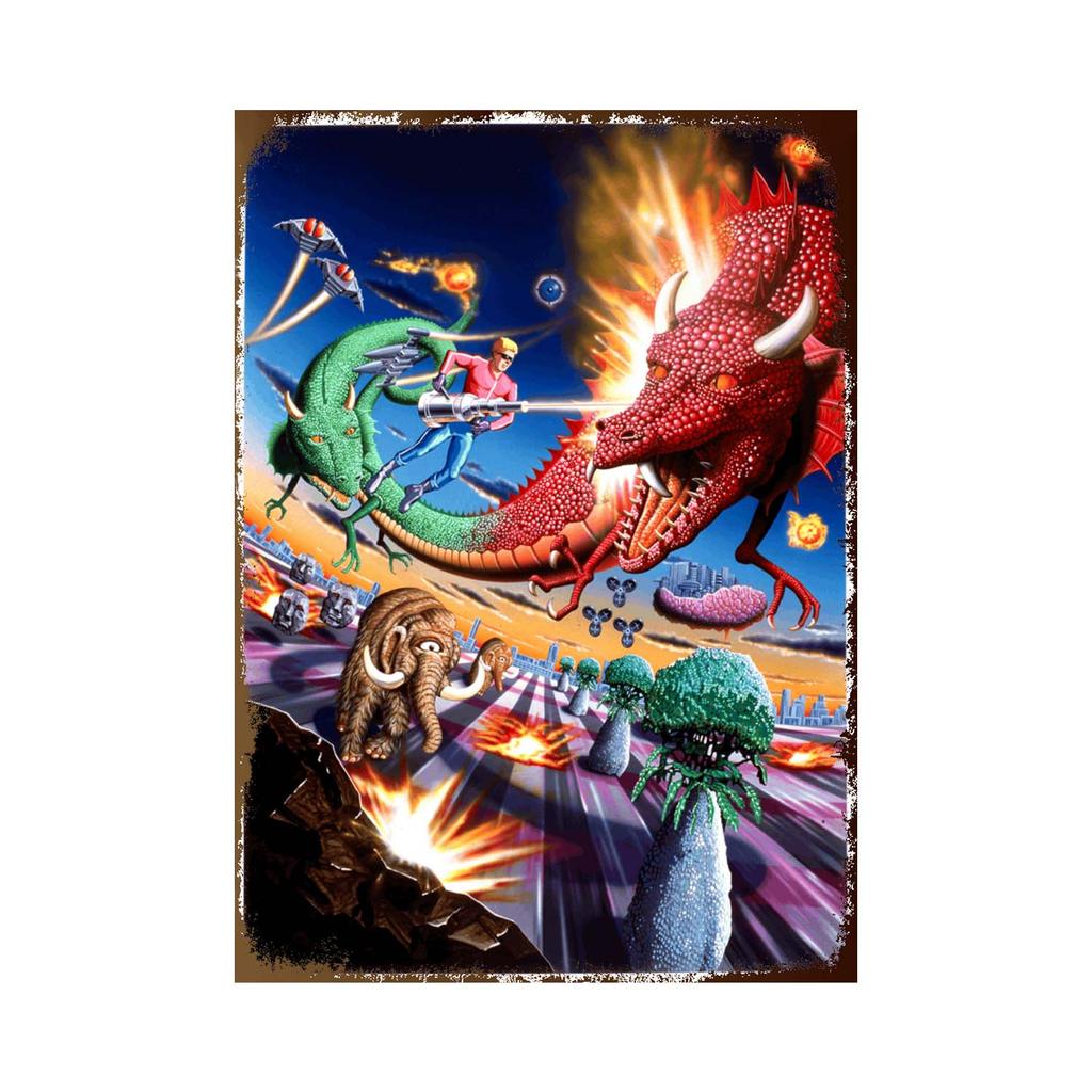 Collection of Classic Games Born In The 70s and 80s Super Space Invaders Game Video Game Metal Tin Sign Retro Poster Wall Decor