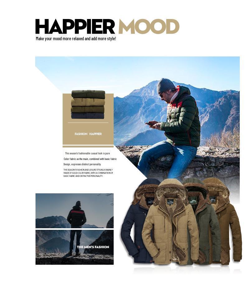 Синяя плюшевая куртка-пуховик с 3D-карманом на молнии, хлопковая, свободного кроя, для молодежи