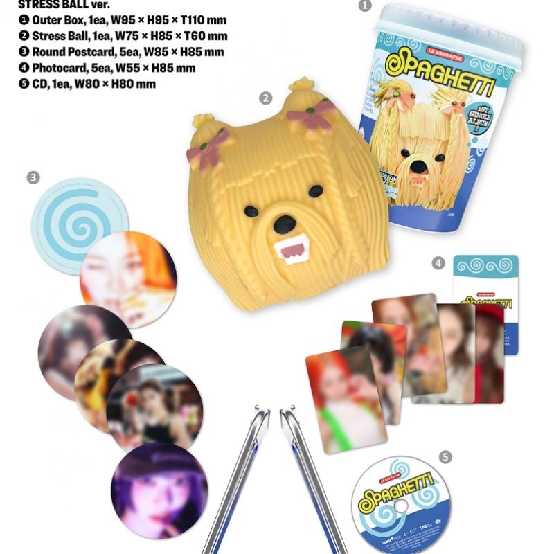 Le Sserafim Спагетти   1-й сингл-альбом  Стресс-бол Вер. 
