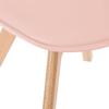 Chaise style scandinave Baya Atmosphera - Rose poudré