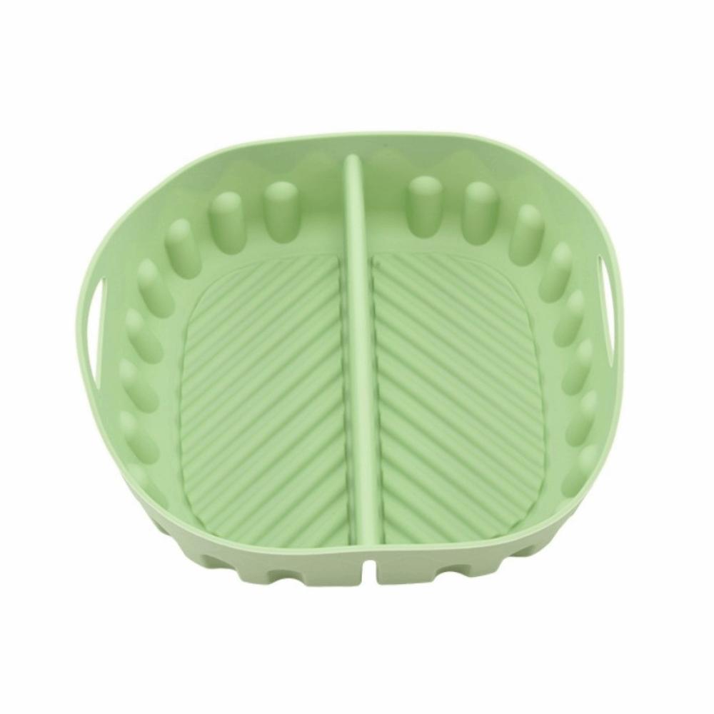 Creative Double Grid Baking Tray Food Grade Circular Oven Basket Mat Air Fryer Accessories