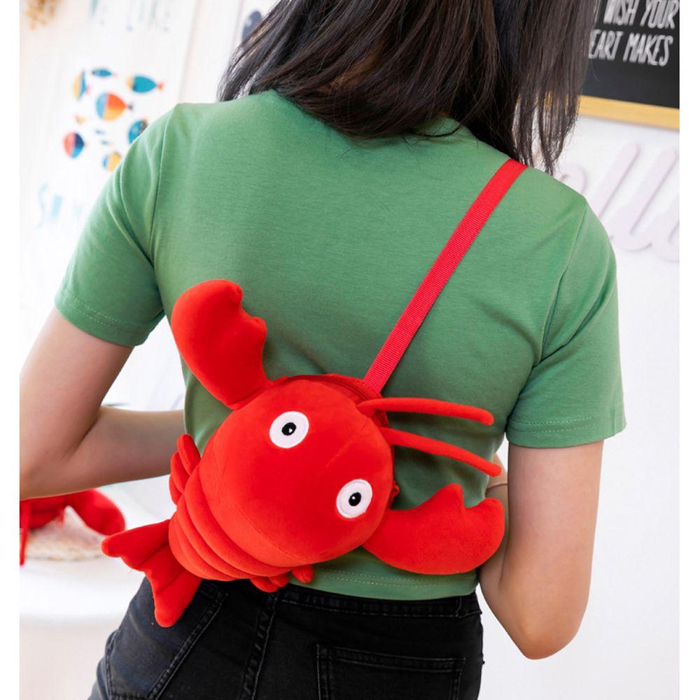 Игрушка Рождественский подарок Подарок на день рождения Сумка-мессенджер Crayfish Плюшевая сумка через плечо Плюшевая сумка через плечо