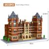 5379 шт., городские мини-мировые знаменитые школьные серии, архитектурная модель, строительные блоки, развивающие кирпичи, игрушки для детей, подарки