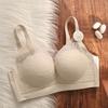Huge soft seamless underwear women's small breasts gather and support comfortable anti-sagging no steel ring adjustment bra cover